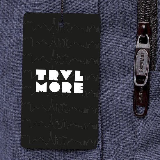 TRVLMORE Sac à dos - 36L - 17 inch - Sac à dos pour ordinateur portable - Sac d'école - Homme et Femme - Sacoche pour ordinateur portable - Splashproof Blue