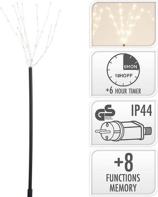 Bâton de jardin - 5 pièces - 225 micro LED