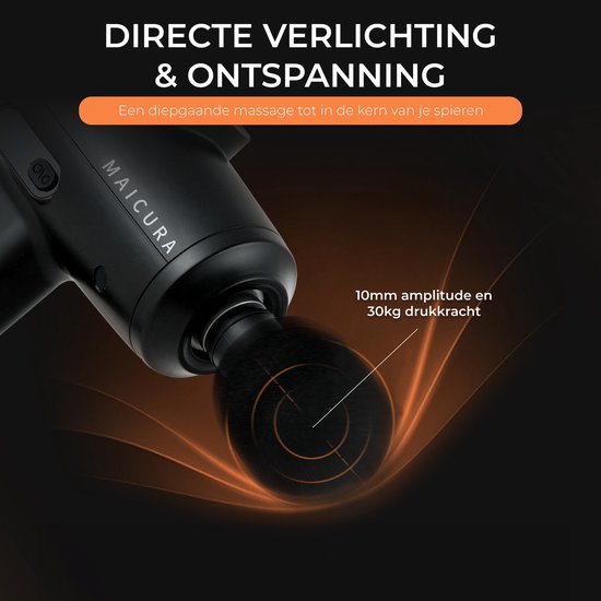 Maicura PRO - Pistolet de massage - Professionnel - Appareil de massage - Pistolet de massage - Infrarouge