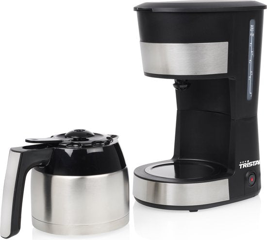 Cafetière à filtre Tristar 900W - CM-1283 - 1 L, 10 tasses - Adaptée au camping - Thermos