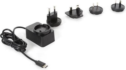 HQ-Power CHARGEUR COMPACT AVEC CONNEXION USB - 5 VDC - 2,5 A max - 15 W max - type C avec 4 prises de voyage