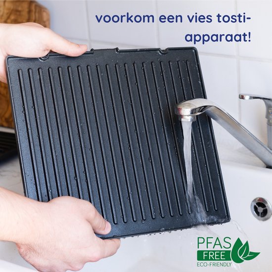 Safecourt kitchen - Plaques de gril amovibles - Lavables au lave-vaisselle - Lot de 2 - CG100 & CG300