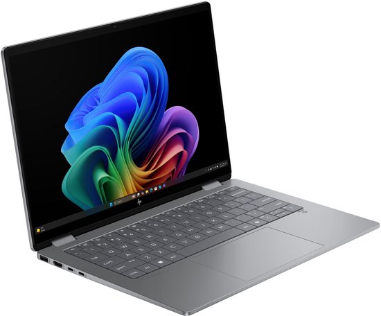 HP OmniBook X FlipNGAI 14-fm0013dx Copilot+ PC Intel Core Ultra 5 226V Hybride (2-en-1) 35,6 cm (14") Écran tactile 2K 16 Go LPDDR5x-SDRAM 512 Go SSD Wi-Fi 6E (802.11ax) Windows 11 Home Blue