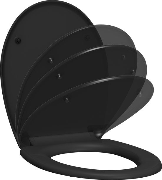 Siège de toilette Allibert Dolceo Noir mat