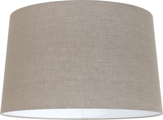Steinhauer - Abat-jour K1001R - Ø45 cm - Gris lin - Forme cylindrique - Raccord E27 - Design intemporel - Convient aux lampadaires et aux suspensions