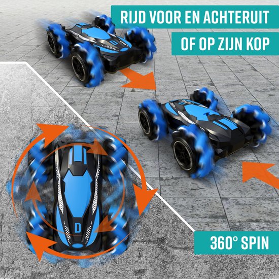 NAPI Controlled Car - RC Stunt Car with 2 Batteries - Toy Car for Boys - Outdoor Toys - Racing Cars - Outdoor Toy Car - Radiographic - Slidestorm