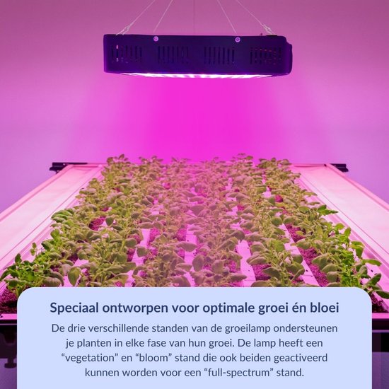 a sunny day 1000 Watt LED grow light - lampe de culture - croissance et floraison - lampe de culture - spectre complet - 1000 Watt - 100 LED dual chip