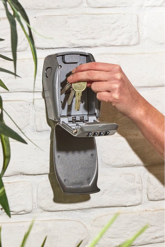 MasterLock 5415EURD Key Safe - Rangement central des clés - Résistant aux intempéries - 13.2x10.5x4.3 cm