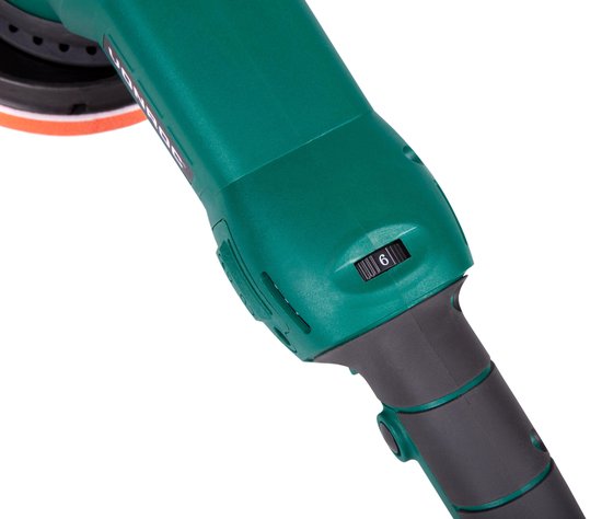 VONROC Polisseuse excentrique - Polisseuse - 1050W - Ø150MM - Démarrage progressif - Inclus 1 disque, support et sac