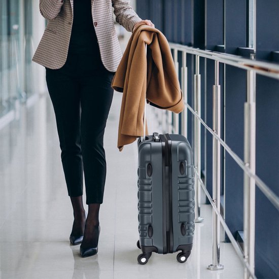 Trolley Travel Case Set / Valise Rome - 4 pièces - Anthracite - ABS