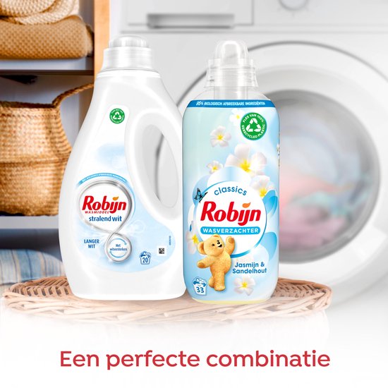 Détergent liquide Robijn Radiant White 20 lavages