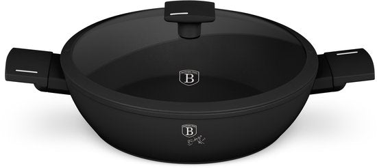 Berlinger Haus Casserole - Induction - Ø 28 cm - Avec couvercle - Noir