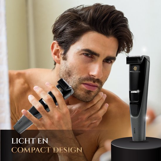 Wellshave Beard Trimmer Men Perfection - Tondeuse pour hommes - Tondeuse barbe et corps - Tondeuse cheveux hommes