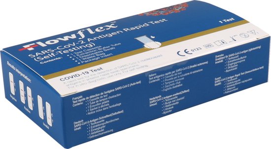Acon FlowFlex Rapid Test - 1 pièce - Autotest de l'antigène Covid-19