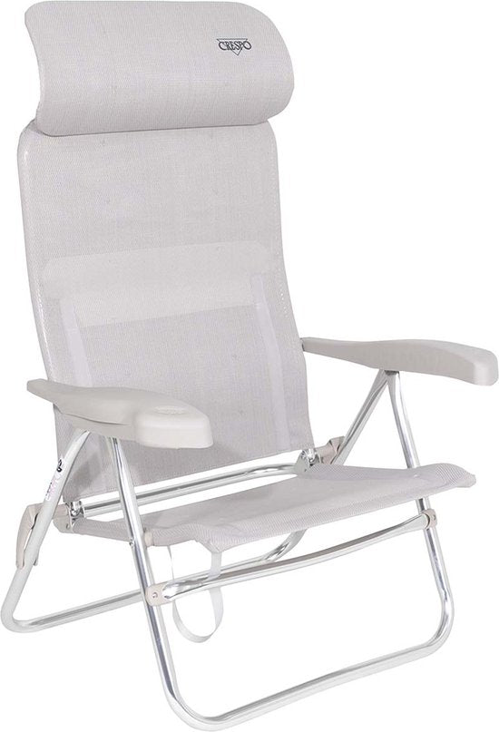 Crespo - Chaise de plage - AL/205 - Compact - Gris clair