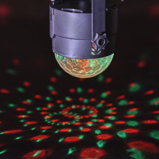 Denver Rotating Disco Light - LED - Discoball - Contrôlé par la musique - Télécommande - Adultes / Enfants - LDB318