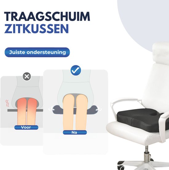 Softsie Seat Cushion Orthopaedic and Ergonomic - Bounce Cushion - Seat Cushions - Wedge Cushion - Car - Seat Cushion