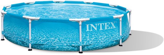 Intex Beachside Metal Frame™ Pool - Piscine instantanée - Ø 305 x 76 cm