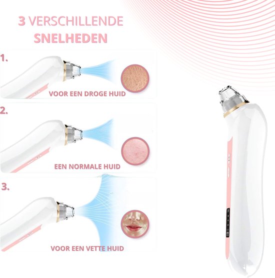 Twenty4seven® Meeeter Remover - Mee Eters Removal - Acne Remover - Comprend 6 accessoires et un ensemble de 5 pièces