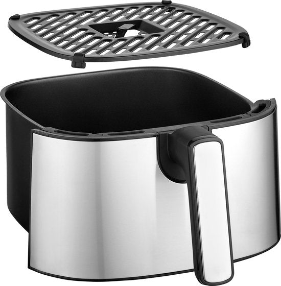 Tomado TAF5401S - Friteuse à air - Capacité de 5,4 litres - Friteuse à air chaud - Affichage numérique - 800 grammes de frites - Noir/RVS