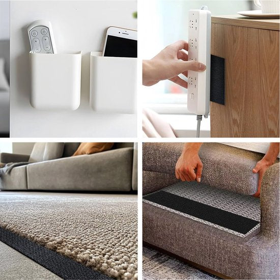 Velcro auto-adhésif Luft - 180x5cm - Bande - à coudre - Velcro - Bande Velcro
