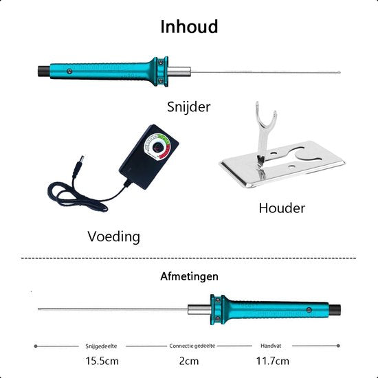Tech Essentials® Cutter Styrofoam pliable avec support - 30W - Ajustable - Outils de modélisation - Fers à souder - Cutter Styrofoam - Gyro cut - Filament - Tempex - Hobby - Polystyrène Cutter - Foam Cutter