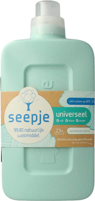 Seepje Détergent liquide universel Jasmin pétillant 23 lavages - 1 litre