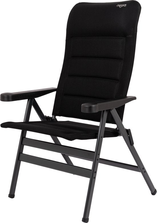 Crespo - Chaise de plage - XL - AP/238 - Air-Deluxe - Noir - Modèle 2025