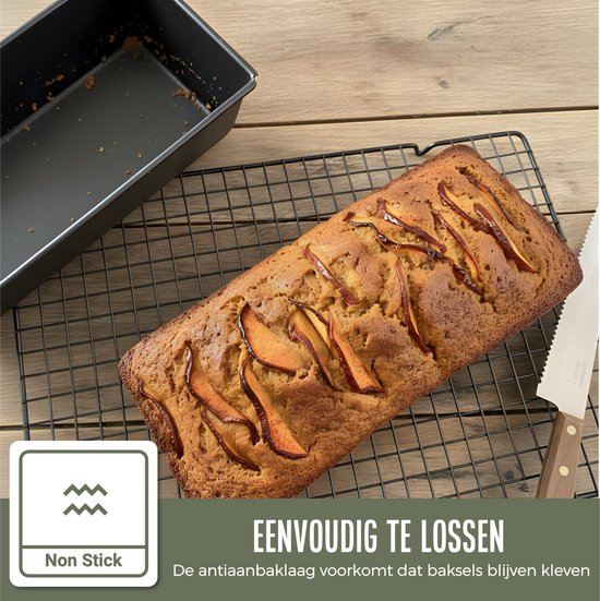 COOCK - Plaque à pâtisserie - Plaque à pâtisserie avec revêtement antiadhésif - Plaque à pâtisserie - Plaque à pâtisserie 25 cm - Avec grattoir et E-Book