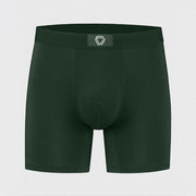 Boxer anti-transpiration Fibershirts - Bande anti-transpiration intégrée - MicroModal respirant - Anti-transpiration - Homme - Taille XXL - Vert