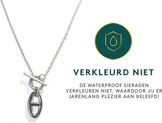 Laura Ferini Ladies Necklace Legato Silver - Chaîne en argent avec pendentif - Plaqué or blanc 18K - Collier - Collier - Bijoux - Accessoires - Collier pour dames avec pendentif