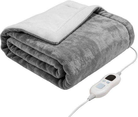Couverture chauffante TTD® électrique - 200 x 180 cm - 40-60 °C - Flanelle