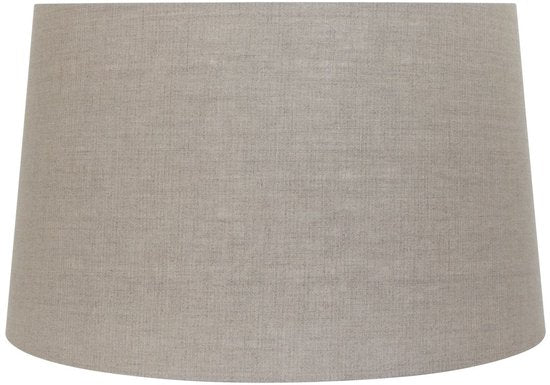 Steinhauer - Abat-jour K1001R - Ø45 cm - Gris lin - Forme cylindrique - Raccord E27 - Design intemporel - Convient aux lampadaires et aux suspensions
