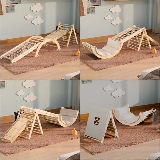 Triangle d'escalade Movario - Coussin inclus - 107x58cm - Large