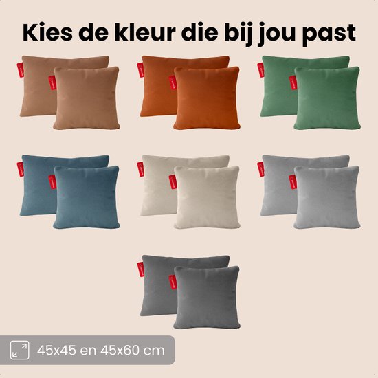 Auronic Heat Pillow - Classic - 45x60 - Sans fil - Rechargeable - Oreiller électrique - Infrarouge - Gris