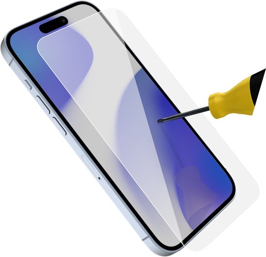 Behello Protecteur d'écran iPhone 16 Pro - Verre à haute résistance aux chocs