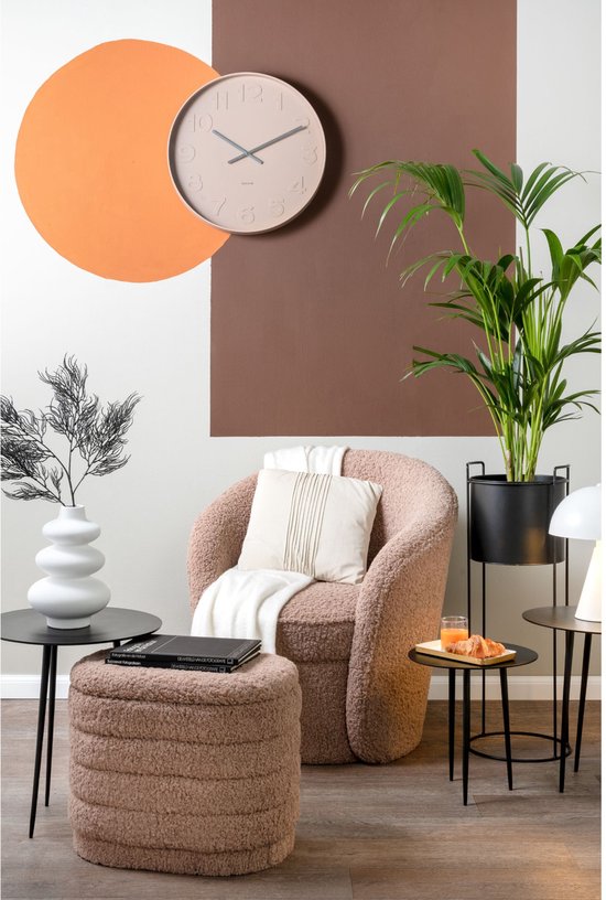 Horloge murale Karlsson Mr. Brown - Brown - Ø51cm - Horloge murale