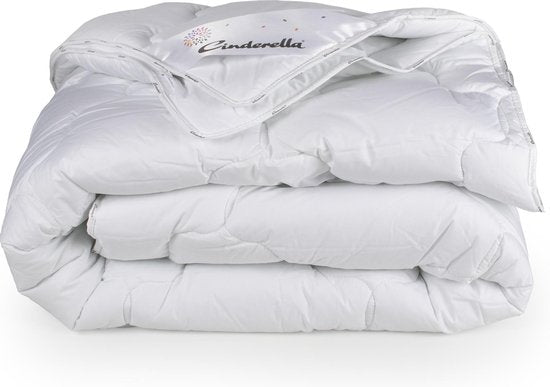 Cinderella Mellow Couette d'été - 1 personne - Rembourrage synthétique - Coutil de coton - Anti-allergique - 140x220 cm