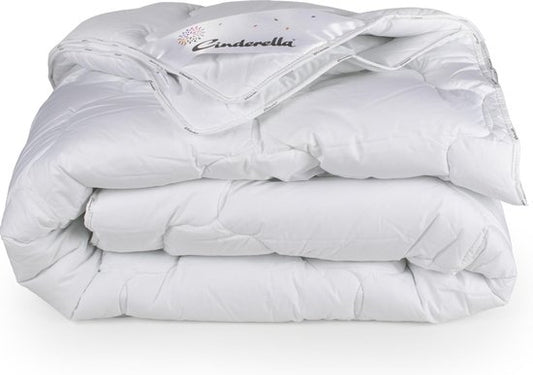 Cinderella Mellow Couette d'été - 1 personne - Rembourrage synthétique - Coutil de coton - Anti-allergique - 140x220 cm