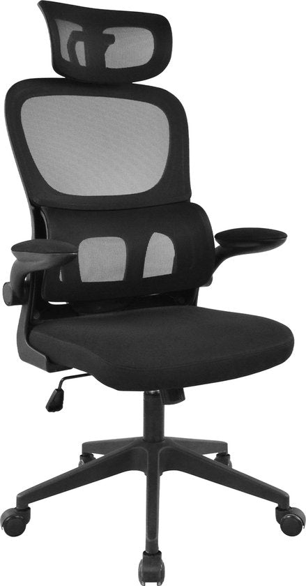 VVD - chaise de bureau - chaise de bureau - réglable en hauteur - ergonomique - noir