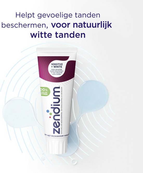 Dentifrice Zendium Sensitive+ White - 75 ml