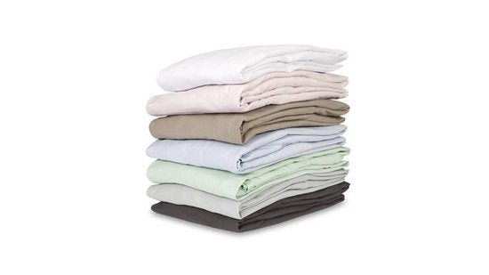 Kayori Shizu Splittopper Drap-housse Jersey - 180x200-220cm - Epaisseur du matelas 12 cm - Coton biologique - Anthracite