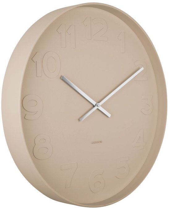 Horloge murale Karlsson Mr. Brown - Brown - Ø51cm - Horloge murale
