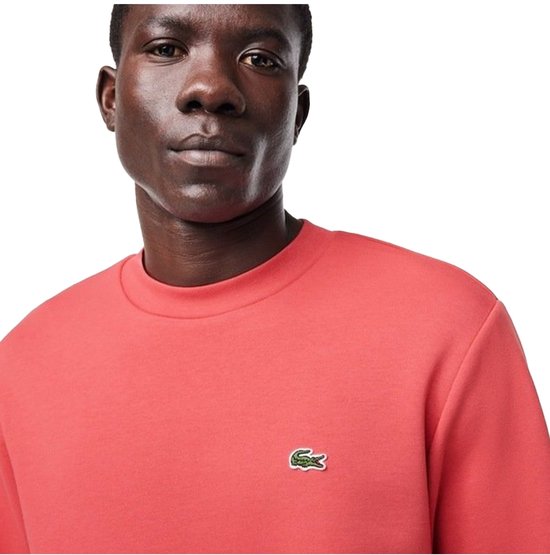 Pull Lacoste Rouge - Taille S - Hommes - Pulls
