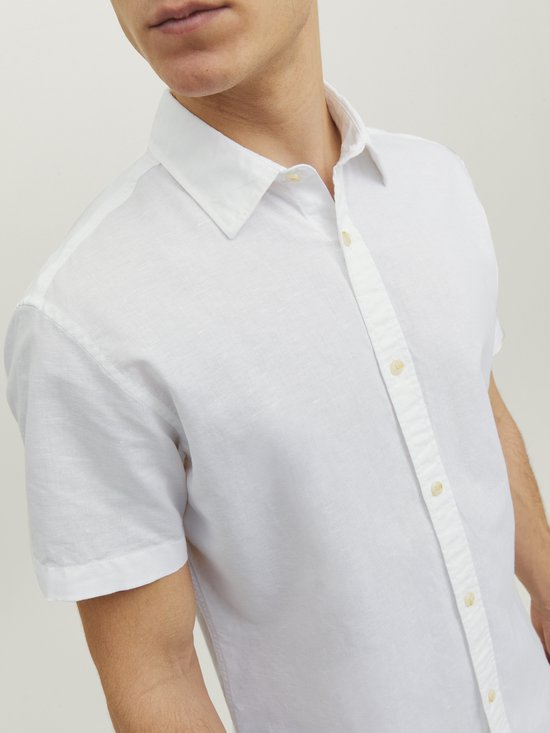 Jack & Jones - Chemises Hommes Manches courtes d'été - Blanc - Taille XXL