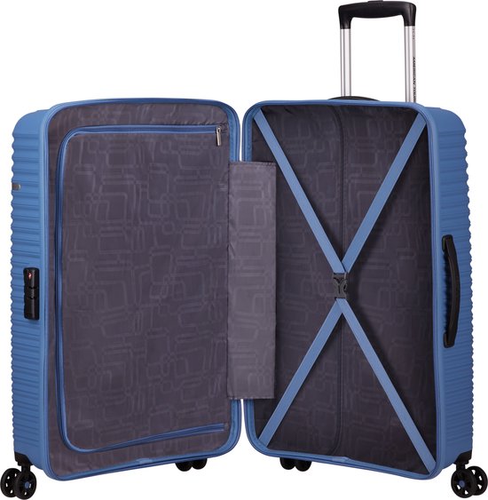 American Tourister Travel Suitcase - Liftoff Spinner L 79/29(4wheel) - Coronet Blue - 3.5kg