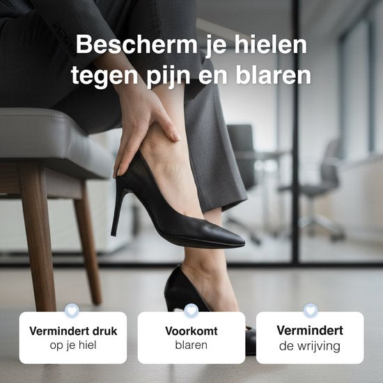 Protège-talon - 6 pièces - Talonnette - Orthèses - Semelle antidérapante - Contre les ampoules - Talonnettes - Talonnettes pour chaussures