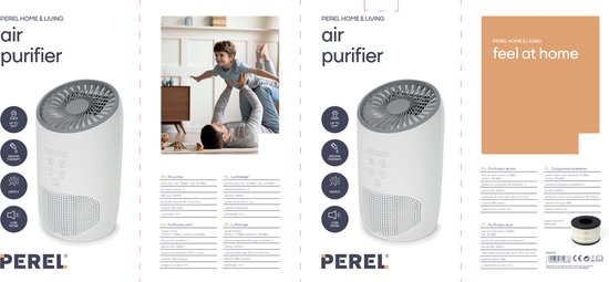 Purificateur d'air Perel avec filtre HEPA