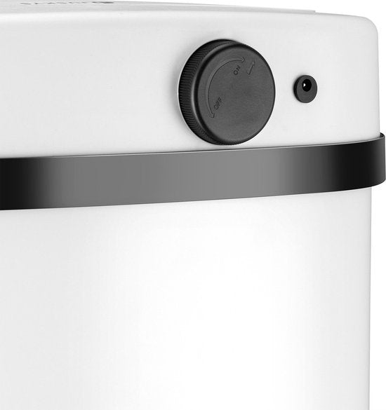 Poubelle automatique / Poubelle à déchets / Poubelle à détecteur - 70 litres - Blanc - Rectangle