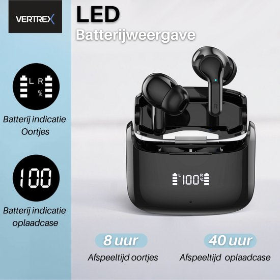 Vertrex Sounds Pro-3 Bluetooth Earbuds with Noise Cancelling - Ecouteurs sans fil - Ecouteurs sans fil
